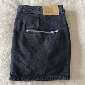 Isabel Marant Black Denim Skirt